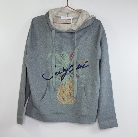 See By Chloe pineapple print gray hoodie - Picture 4 of 11